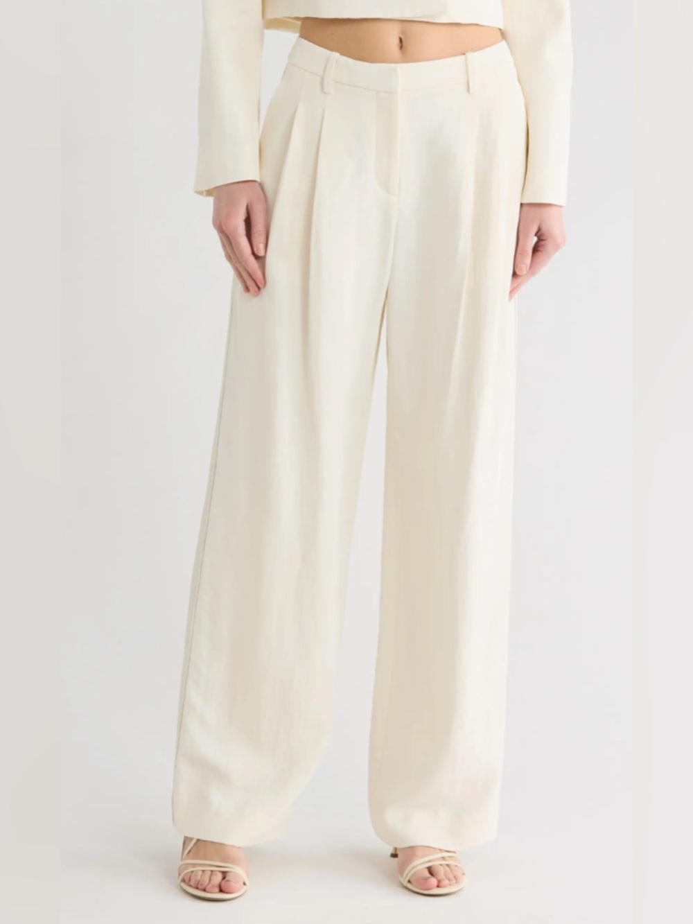 TWP (nwt $895) Women’s Sullivan Sequin Stripe Pants/Trousers Bone Sz 4